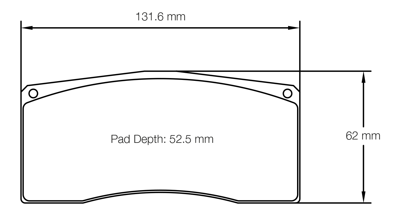 Pagid Racing Brake Pads - 8287