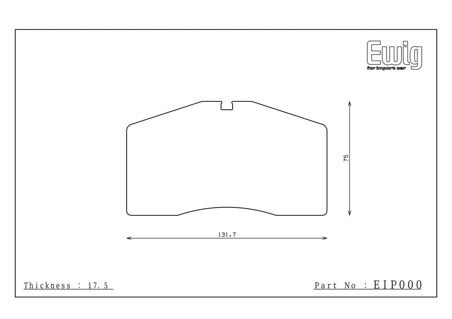 Endless Racing & Street Brake Pads - EIP000