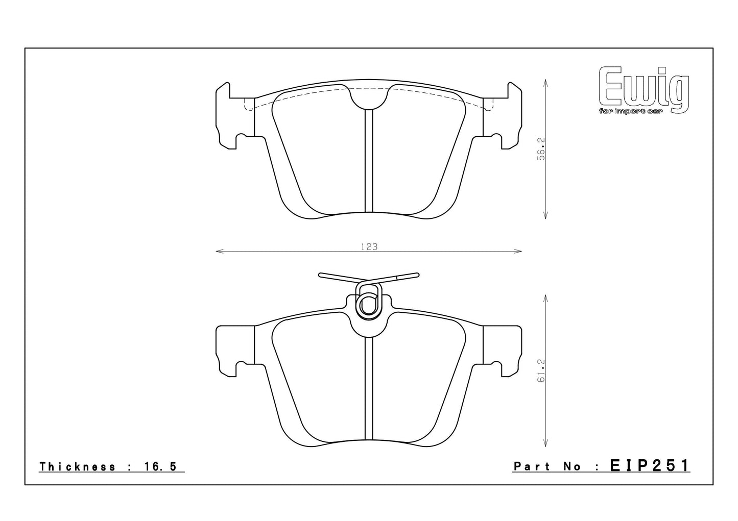 Endless Racing Brake Pads - EIP251