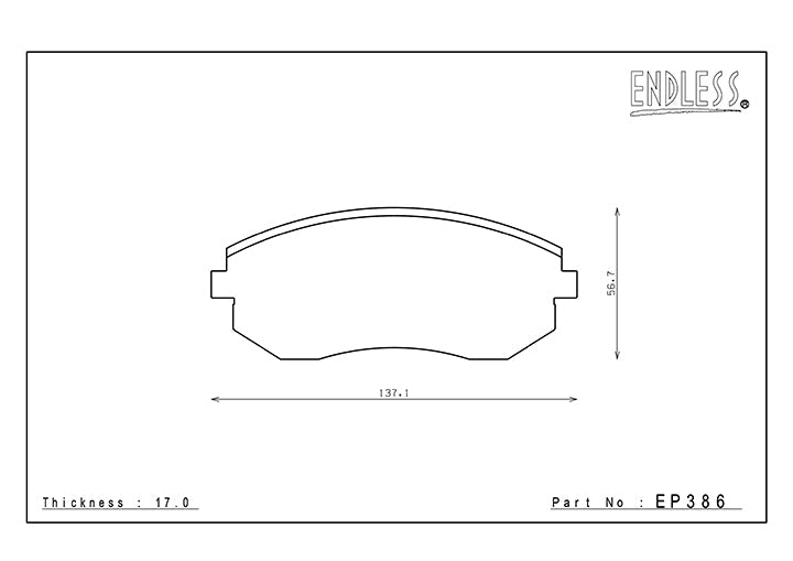 Endless Front & Rear Brake Pad Kit- Fits FR-S, BRZ, 86 with 292mm front Rotor (Tokico Caliper) - EP386/EP472