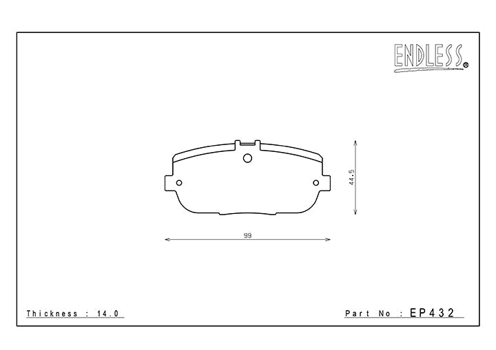 Endless Front & Rear Brake Pad Kit- Fits 16-19 MX-5 Miata w/Brembo Caliper (MX-5 Cup) - EP525/EP432