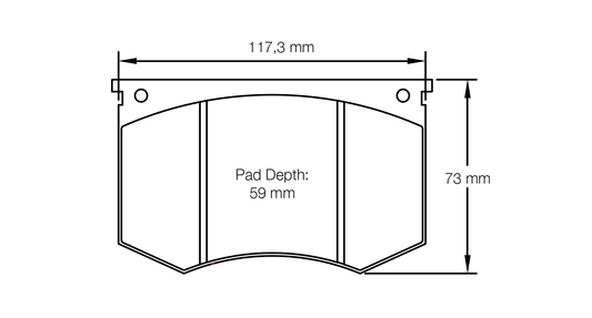 Pagid Racing Brake Pads - 1191