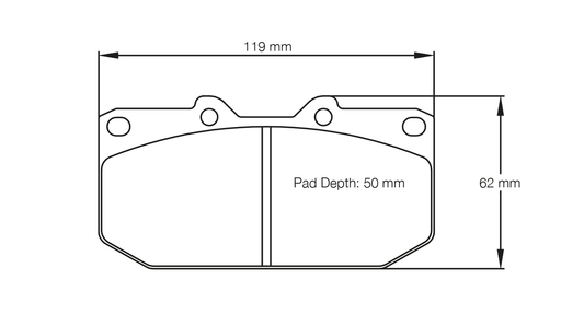 Pagid Racing Brake Pads - 1406