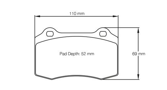 Pagid Racing Brake Pads - 1408
