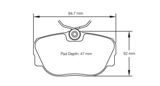 Pagid Racing Brake Pads - 1544