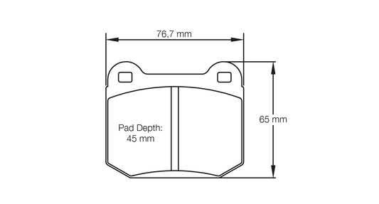 Pagid Racing Brake Pads - 1587