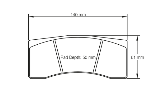 Pagid Racing Brake Pads - 1619