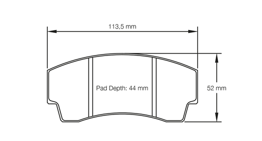 Pagid Racing Brake Pads - 2127