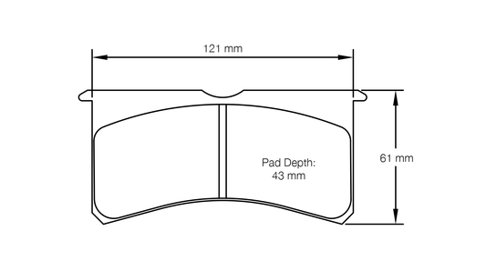 Pagid Racing Brake Pads - 2205