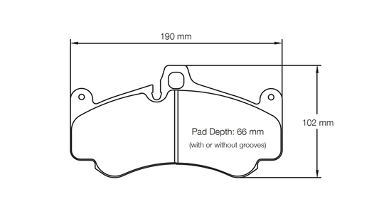 Pagid Racing Brake Pads - 2707