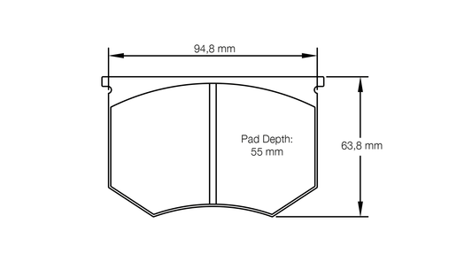 Pagid Racing Brake Pads - 4508