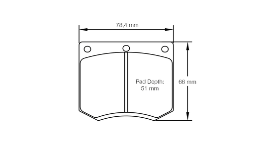 Pagid Racing Brake Pads - 4905