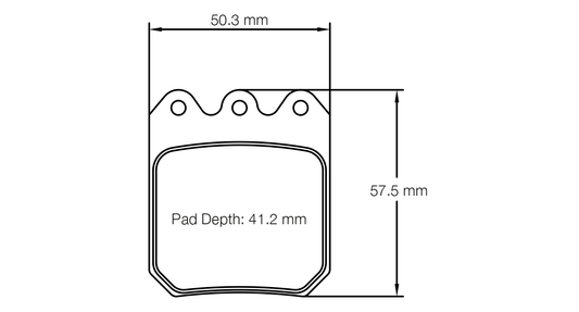 Pagid Racing Brake Pads - 6812