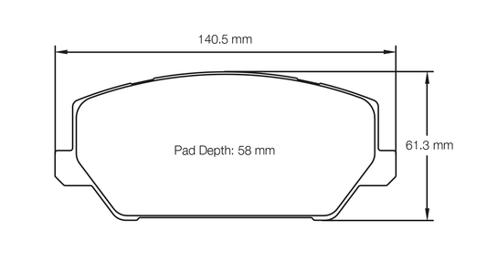 Pagid Racing Brake Pads - 7034