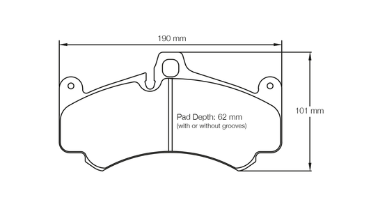 Pagid Racing Brake Pads - 8004
