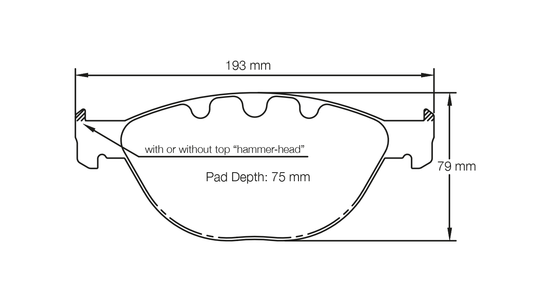 Pagid Racing Brake Pads - 8019
