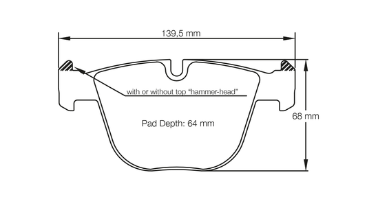 Pagid Racing Brake Pads - 8021