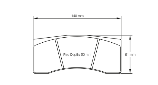 Pagid Racing Brake Pads - 8030