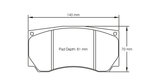 Pagid Racing Brake Pads - 8033