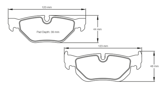 Pagid Racing Brake Pads - 8035