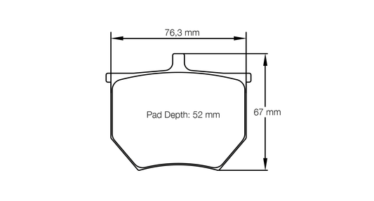 Pagid Racing Brake Pads - 8040