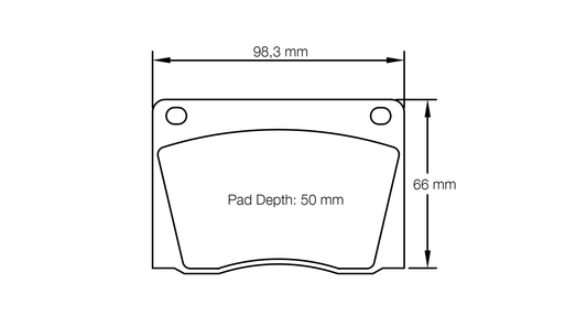 Pagid Racing Brake Pads - 8042