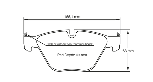 Pagid Racing Brake Pads - 8053