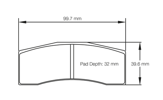 Pagid Racing Brake Pads - 8069
