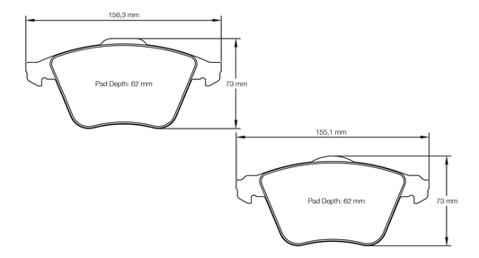 Pagid Racing Brake Pads - 8064