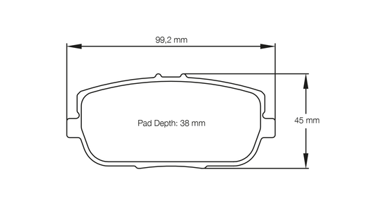 Pagid Racing Brake Pads - 8077