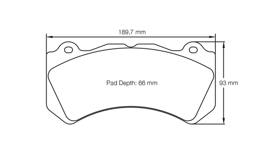 Pagid Racing Brake Pads - 8081