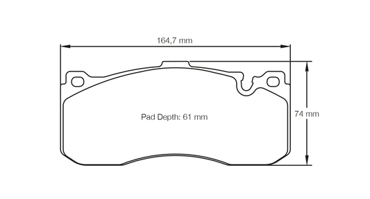 Pagid Racing Brake Pads - 8084