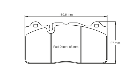 Pagid Racing Brake Pads - 8091