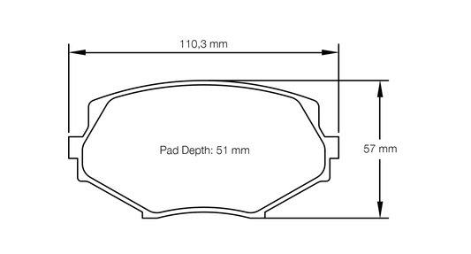 Pagid Racing Brake Pads - 8127