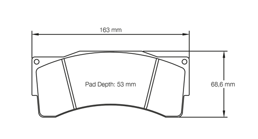 Pagid Racing Brake Pads - 8222