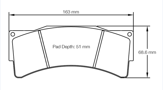 Pagid Racing Brake Pads - 8233