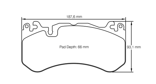 Pagid Racing Brake Pads - 8238