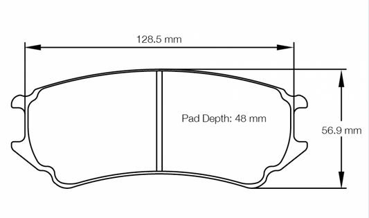 Pagid Racing Brake Pads - 8242