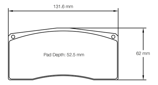 Pagid Racing Brake Pads - 8287