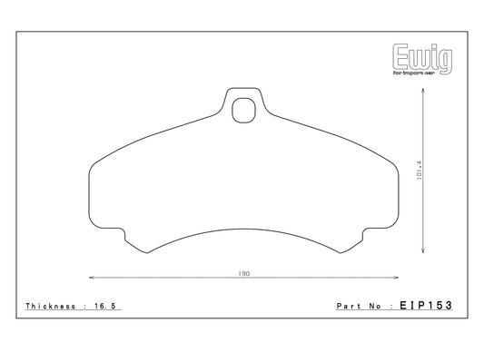 Endless Racing Brake Pads - EIP153