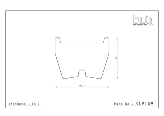 Endless Racing Brake Pads - EIP159