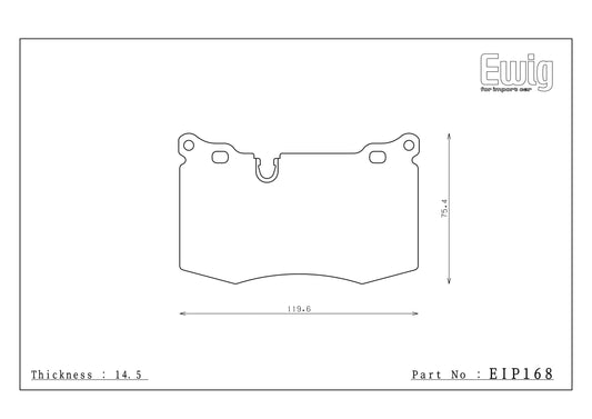 Endless Racing  Brake Pads  - EIP168