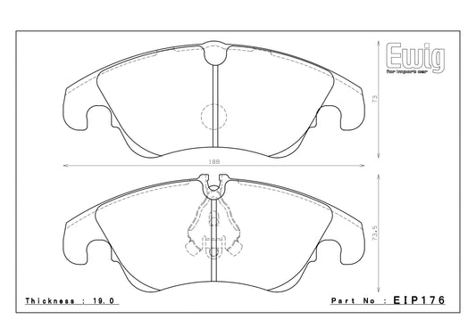 Endless Racing Brake Pads - EIP176