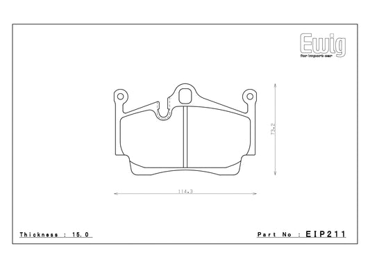Endless Racing Brake Pads - EIP211