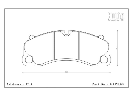 Endless Racing Brake Pads - EIP240