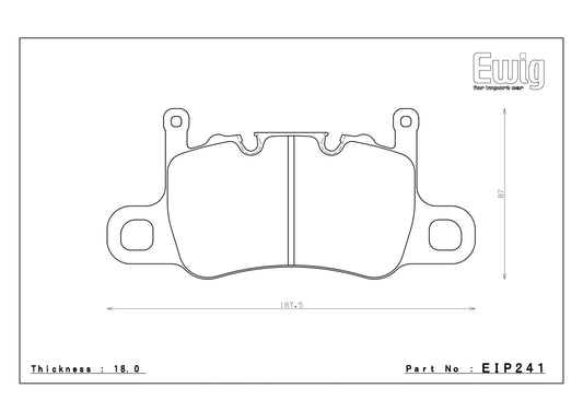 Endless Racing Brake Pads - EIP241