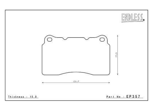 Endless Front & Rear Brake Pad Kit- Fits Subaru BRZ & Toyota 86 with Brembo's - EP357/EP291