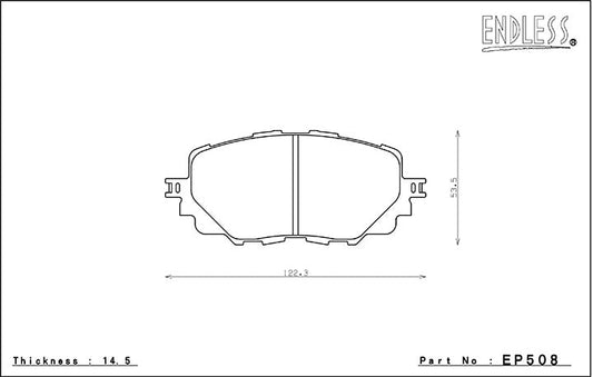 Endless Front & Rear Brake Pad Kit- Fits 16-19 MX-5 Miata - EP508/EP432